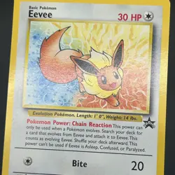 [No Import Duty (US)] Eevee Mewtwo JR Stamp Rally English Vintage Pokemon Card - Image 4