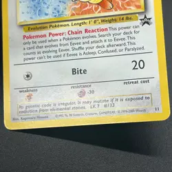 [No Import Duty (US)] Eevee Mewtwo JR Stamp Rally English Vintage Pokemon Card - Image 5