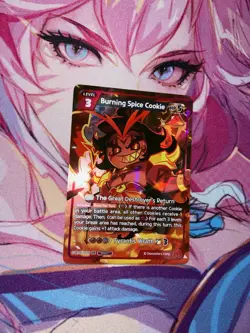 CookieRun TCG Braverse Burning Spice Cookie UR Foil BSS-009 Card - Image 1
