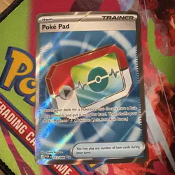 2026 Pokemon Perfect Order - POKE PAD - Full Art Rare Trainer Item Card #113/88 - Image 1