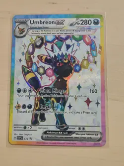 Umbreon EX SVP EN 176 Black Star Promo Prismatic Evolutions Pokemon TCG Card - Image 5
