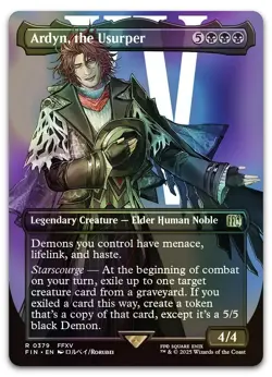 Ardyn, the Usurper (0379) (Borderless) #379 (Foil) NM Final Fantasy Magic MTG - Image 1
