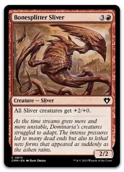 Bonesplitter Sliver #874 (NM) Commander Masters CMM Magic MTG - Image 1