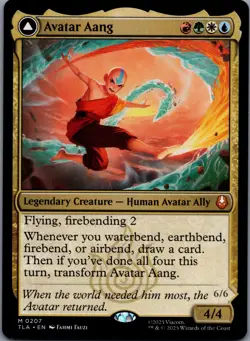 Avatar Aang 207 MTG Avatar The Last Airbender Mythic Rare Normal NM - Image 1