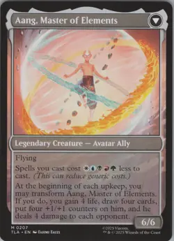 Avatar Aang 207 MTG Avatar The Last Airbender Mythic Rare Normal NM - Image 2