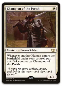 Champion of the Parish #4 (LP) Blessed vs. Cursed DDQ Magic MTG - Image 1