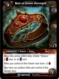 Belt of Giant Strength World of Warcraft TCG WOW - Image 1