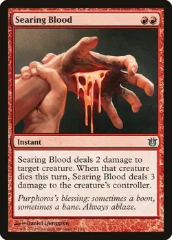MTG Searing Blood Born of the Gods 111/165 Regular Uncommon X4 - Image 1
