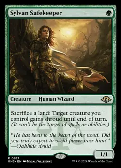Sylvan Safekeeper Light Play, English Magic the Gathering MTG Modern Horizons 3 - Image 1