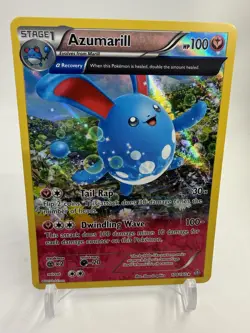 Pokemon Azumarill 104/160 XY Primal Clash Holo Rare English - LP - Image 1