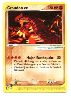 Groudon EX #2 Pokemon Card Promo - Non Holo - NM - Image 1