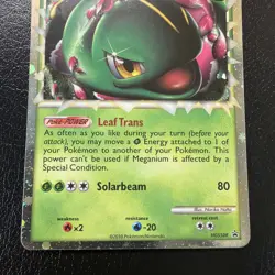 Meganium Prime HGSS08 Black Star Promo Holo LP/MP Pokemon TCG - Image 3