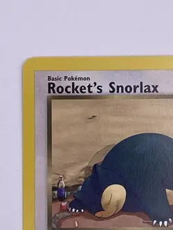 Rocket's Snorlax 33/132 Gym Heroes NM/LP Rare WOTC Pokemon TCG Vintage Single - Image 3