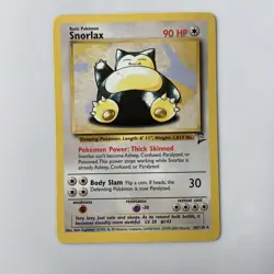 Snorlax 30/130 Base Set 2 Rare NM WOTC Pokemon TCG Vintage Single - Image 1