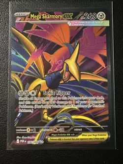 Mega Skarmory ex 106/088 Full Art Ultra Rare Perfect Order Pokemon - Image 1