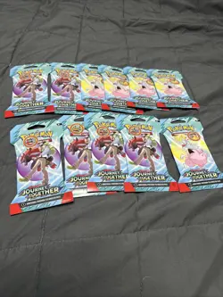 Pokemon Journey Together Booster Sleeves (12 Lot) - Image 1