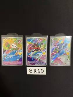 Pokemon 2026 First Partner Illustration Collection Series 1 Promo 43 44 45 Alola - Image 1