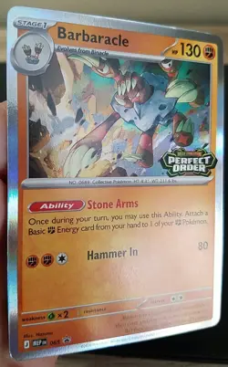 BARBARACLE 065, HOLO, STAMPED PROMO, POKEMON CARD (NM) - Image 3
