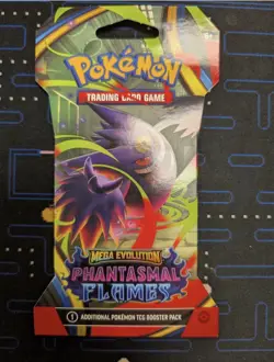 Pokemon TCG Mega Evolution: Phantasmal Flames Sleeved Booster Pack - Image 2