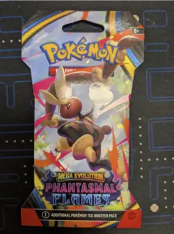 Pokemon TCG Mega Evolution: Phantasmal Flames Sleeved Booster Pack - Image 3