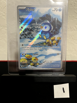 Pokemon TCG Piplup 98/94 Illustration Rare IR Phantasmal Flames Raw Near Mint - Image 5