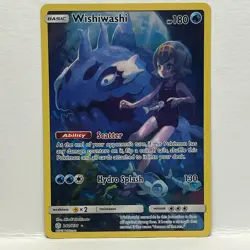 2019 Pokemon Wishiwashi 240/236 Sm-Cosmic Eclipse Secret Rare Holo - Image 1