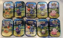 Pokemon TCG Ascended Heroes Mini Tin Display Lot Of 10 Brand New In Hand - Image 1