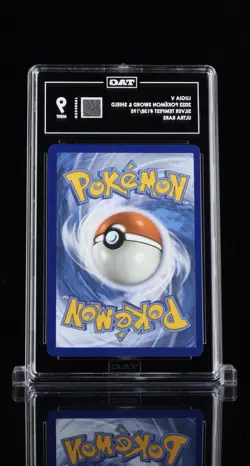 2022 Pokemon SWSH Silver Tempest Lugia V #138/195 TAG 9 Mint Ultra Rare - Image 2