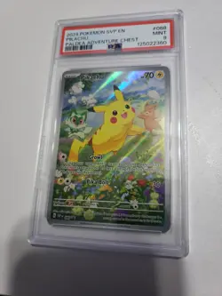Pokemon Paldea Adventure Chest Promo: Pikachu SVP088 Pawmi Tandemaus - Sealed - Image 1