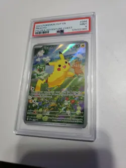 Pokemon Paldea Adventure Chest Promo: Pikachu SVP088 Pawmi Tandemaus - Sealed - Image 2