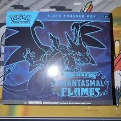 Pokemon TCG Mega Evolution Phantasmal Flames Elite Trainer Box - Image 1