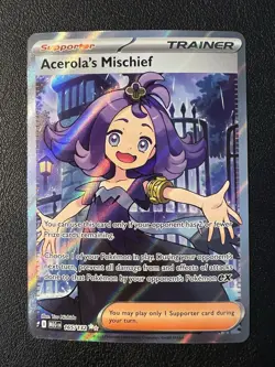 Acerola's Mischief - 165/132 - Pokemon Mega Evolution Ultra Rare NM - Image 1