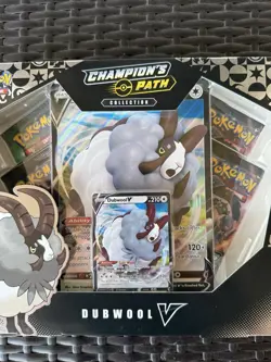 New Factory Sealed Pokemon TCG Champion's Path Dubwool V Collection Box - Image 2