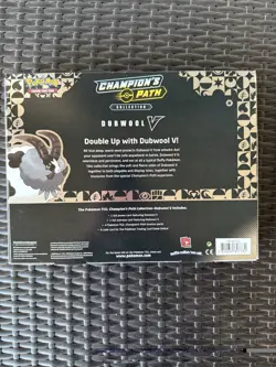 New Factory Sealed Pokemon TCG Champion's Path Dubwool V Collection Box - Image 3
