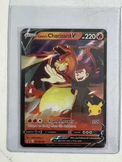 Pokemon Lance's Charizard V SWSH133 Full Art Holo Promo 220 HP English - Image 1