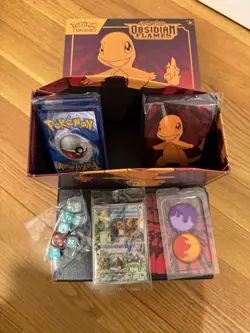 Pokemon Charmander Obsidian Flames Promo 044 and ETB and accessories. NO PACKS￼ - Image 3