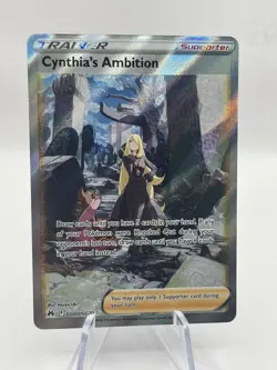 Pokemon TCG Crown Zenith Cynthia's Ambition GG60/GG70 - Image 1