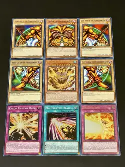 Exodia Full 5 Piece Set + Incarnate + Obliterate!!! + Blaze + Rage | YuGiOh! - Image 1