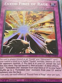 Exodia Full 5 Piece Set + Incarnate + Obliterate!!! + Blaze + Rage | YuGiOh! - Image 2