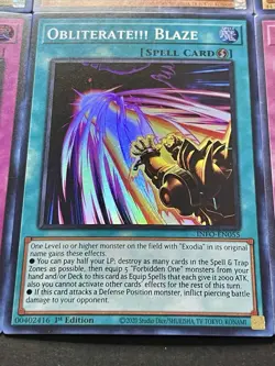 Exodia Full 5 Piece Set + Incarnate + Obliterate!!! + Blaze + Rage | YuGiOh! - Image 5