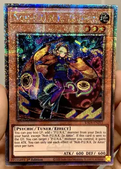 Yugioh Noh-P.U.N.K. Ze Amin RA04-EN293 Quarter Century Secret Rare NM w/Tracking - Image 2