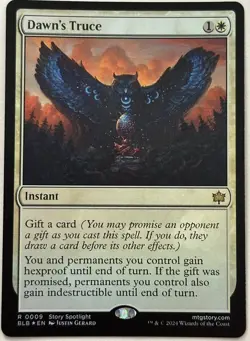 MTG Dawn's Truce Bloomburrow Foil - Image 1