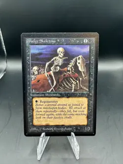 MTG MAGIC THE GATHERING BETA DRUDGE SKELETONS - Image 1