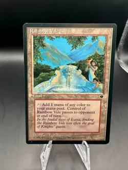 MTG MAGIC THE GATHERING FALLEN EMPIRES RAINBOW VALE - Image 1