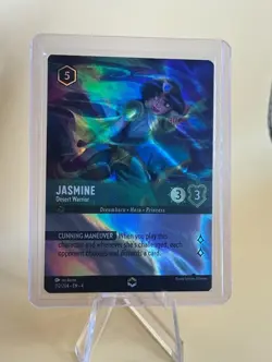 Lorcana Jasmine - Desert Warrior (Enchanted) NM Holofoil Ursula's Return - Image 1