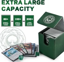 Card Deck Box for MTG, Magic Commander Deck Box Fits 200+ Cards without Sleeves - Image 3