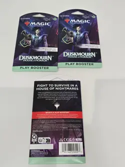 Magic: the Gathering- Duskmourn: House of Horror Play Booster x3 - Image 2