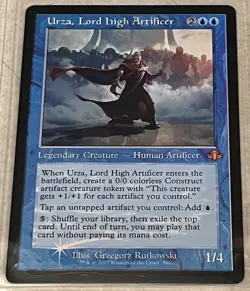 Urza, Lord High Artificer (Retro Frame) Dominaria Remastered Foil - Image 2