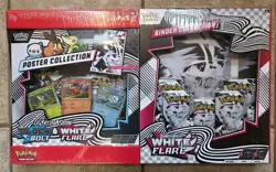 Pokemon Black Bolt and White Flare Binder + Poster Collection Sam's Club Bundles - Image 3