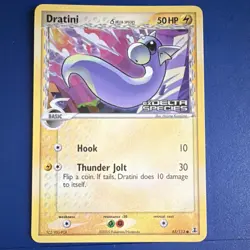 Pokemon Dratini 65/113 EX Delta Species Reverse Holo Common 50 HP English 2005 - Image 1